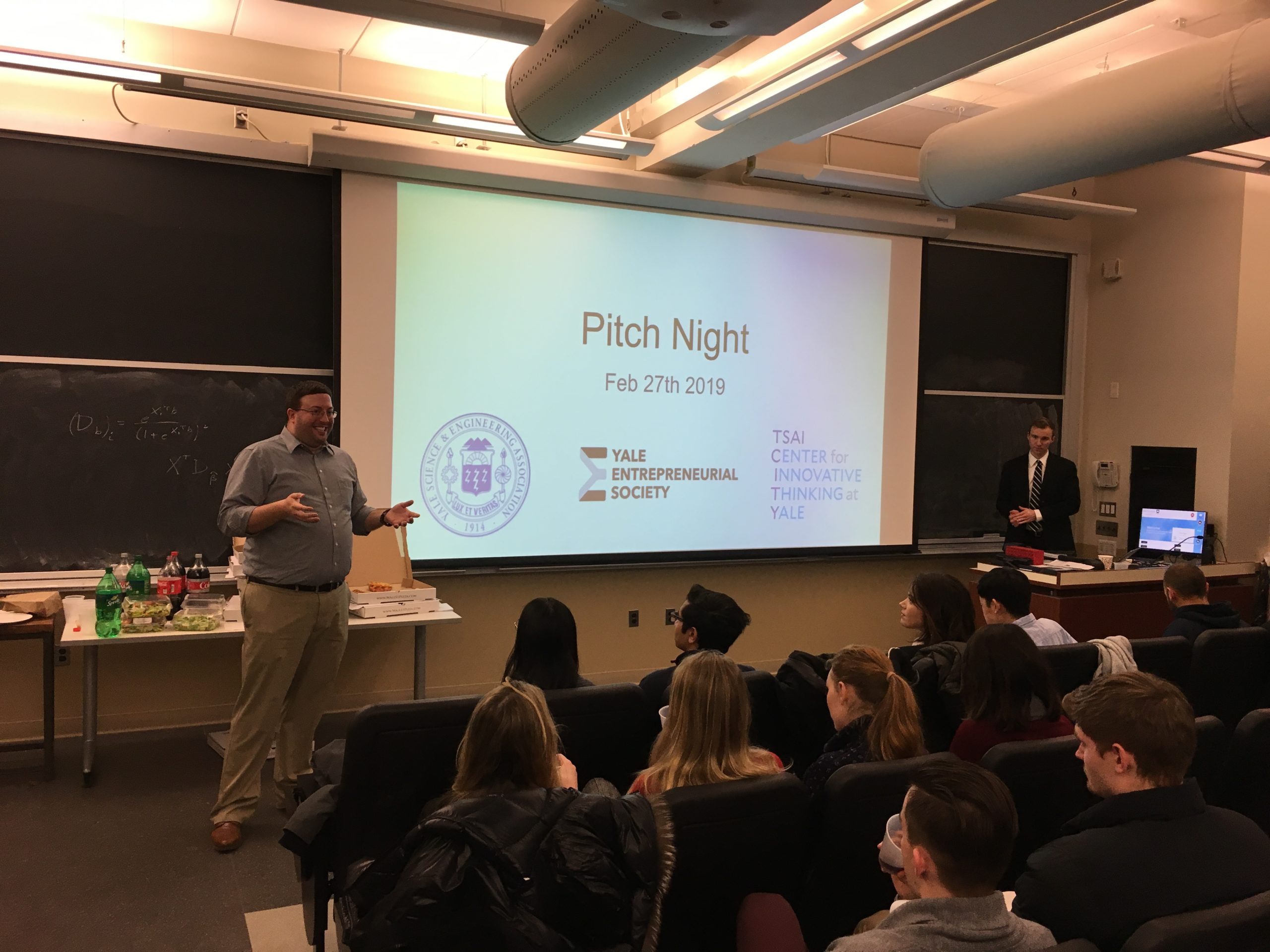 Photo from the 2019 Inaugural Pitch Night