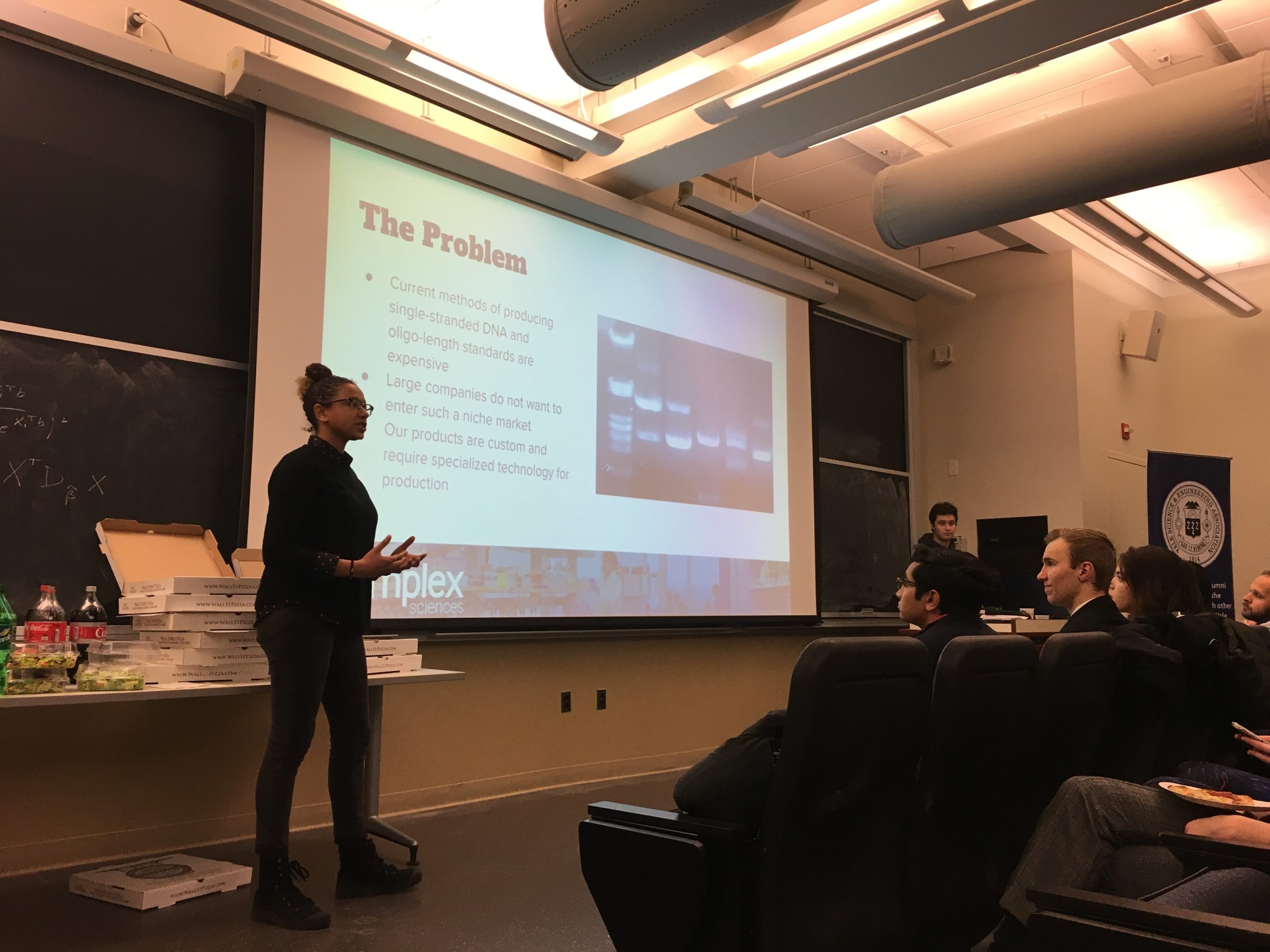 One of the presentations during the YSEA 2019 Inaugural Pitch Night.