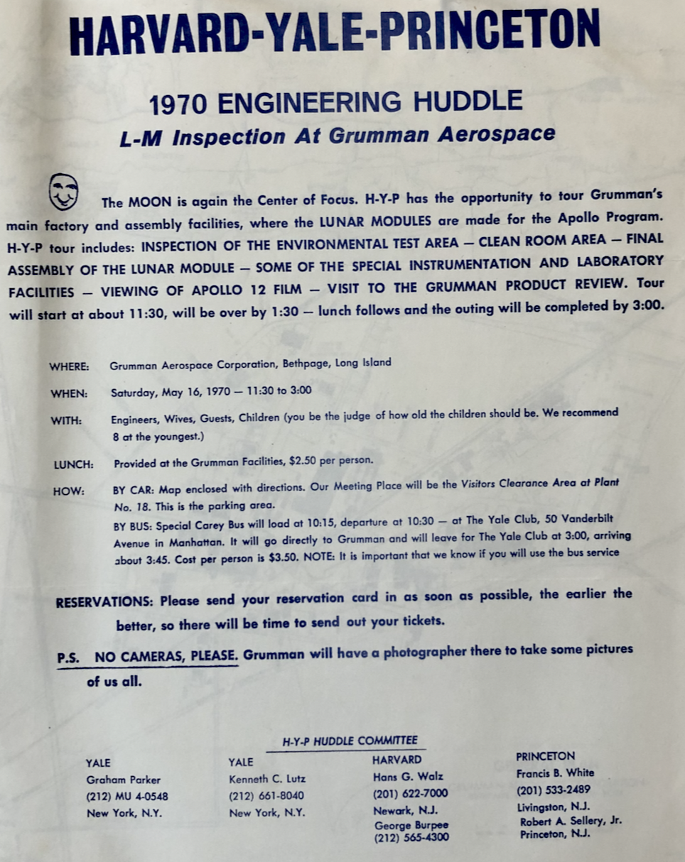 HYP Engineering Huddle invitation letter